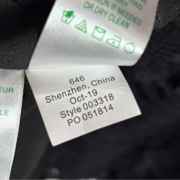 LILLY PULITZER KASEE FLORAL LOOPY LACE ONYX BLACK SWISS DOT FIT & FLARE DRESS - Picture 12 of 12